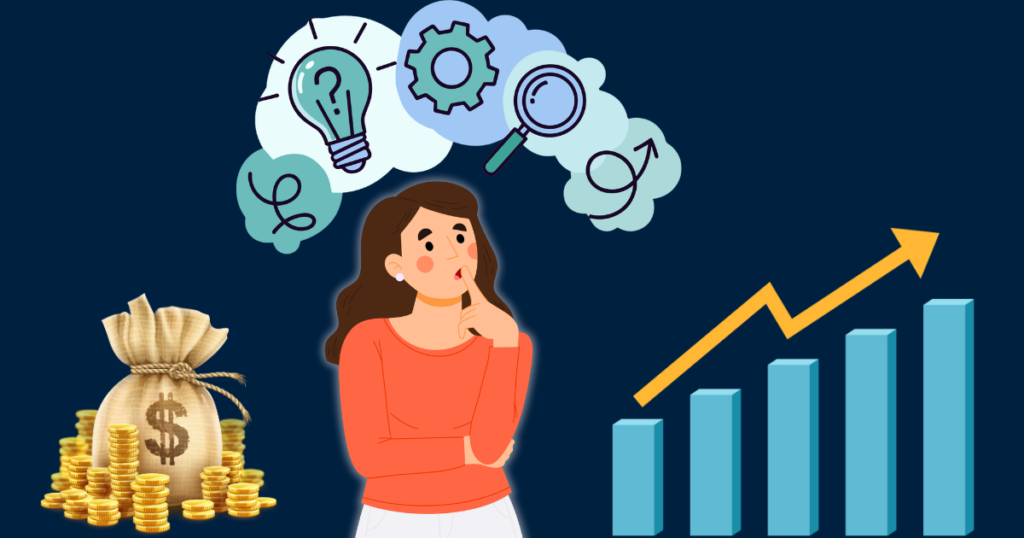 Women thinking about business but have no ideas